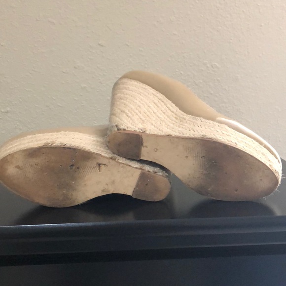 Rope braid wedge tan heels Steve Madden - Picture 5 of 6